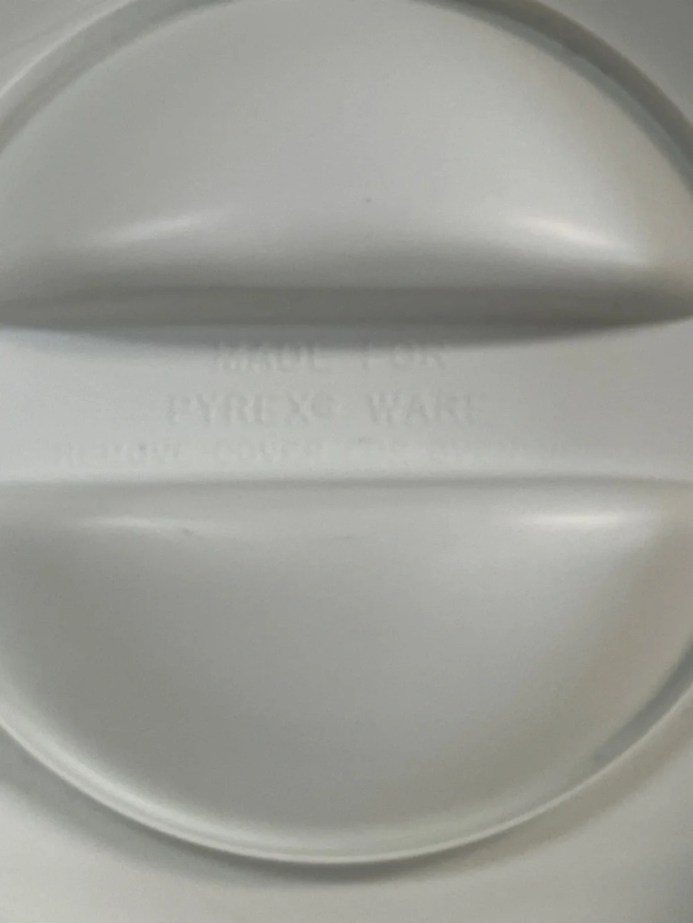 Pyrex clear glass